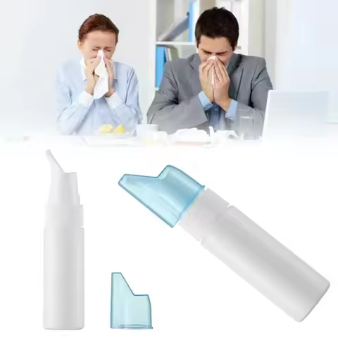 Portable Nasal Wash Neti Pot Adult Child Nose Spray Empty Bottle Anti Allergic Sterilization