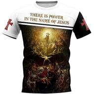Unisex Casual  Personalized Religious Element 3D Printed T-Shirt
