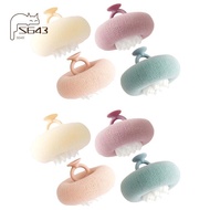 Super Soft Sunflower Suction Cup Bath Ball, Exfoliating Cleaning Brush with Finger Rings(8PCS)