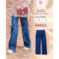 [Shop Malaysia] 2WINS Julie Wide Leg Jeans (Jeans Perempuan)