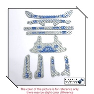 Mini 4wd Imi - Blue Logo Silver Carbon