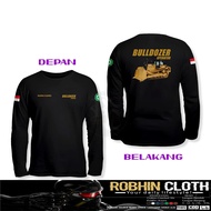 Bulldozer Operator CAT D8R T-Shirt Free Your Name DB Long Sleeve Distro T-Shirt