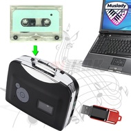 MUSLADY EZCAP230 Cassette เป็น MP3 Converter สเตอริโอ USB Cassette เทปดิจิตอล MP3 พร้อมหูฟัง