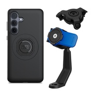 Quad Lock Motorcycle Mirror Stem Mount Kit with Vibration Dampener and Galaxy MAG Case