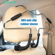 TN5WC4 Car Clothes Hanger, Stainless Steel Auto Organizer Car Coat Hanger, Hooks Adjustable Internal