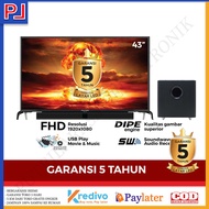 SPESIAL PROMO TV ANDROID POLYTRON SOUNDBAR 43 INCH 43BAG9953 GARANSI RESMI