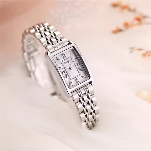 Luxury Classic Women's Watch Japan Mov't Lady Hours Fine Fashion Stainless Steel Bracelet Clock Girl