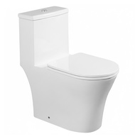 AKRON WCO-80101 RIMLESS P-TRAP 1P TOILET 68X36.5X74CM WHITE