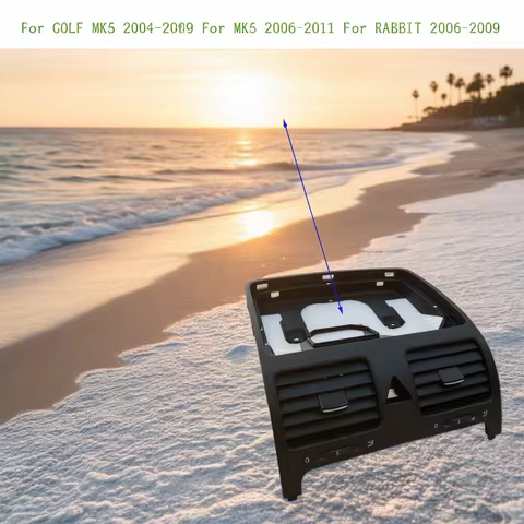 For VW Jetta MK5 Golf 5 Rabbit Black Dash Board Car Accessories Air Outlet Vent 1K0819728 1K0819703 