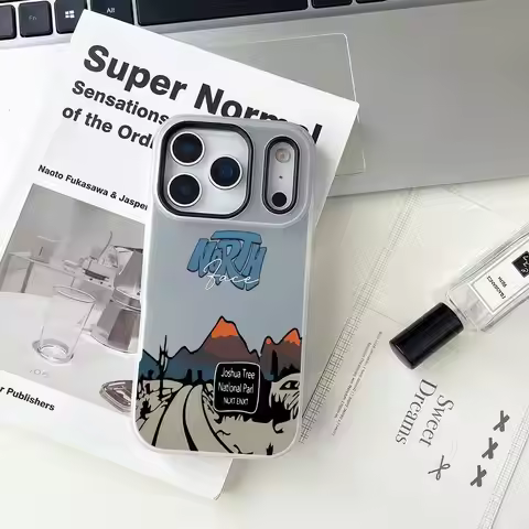 TNF T-The North F-Face Phone Case For IPhone 16 17 Pro Max Air Plus Large-aperture Jelly Double-laye
