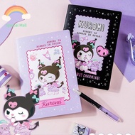 TINGTIAN Horizontal Line Book Cartoon Notebook Handwriting Memo Diary Planner Kuromi Handbook Cute K