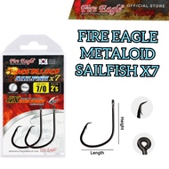 MATA KAIL METALOID FIRE EAGLE SAILFISH X7 STRONG SUPER SHARP POINT FISHING HOOK MESIN PANCING JORAN PANCING SIAKAP KELI