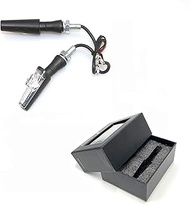 Jodriva 2PC Motorcycle Light DRL Turn Signal Blinker Flasher Indicator 12V Chopper Cafe Racer 400 Lt