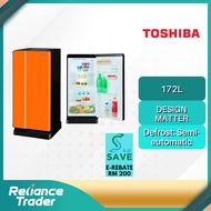 《Save 4.0》Toshiba Single Door Refrigerator Peti Sejuk (181L) GR-S185OM