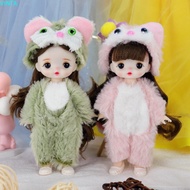 VINTA Cute BJD Doll, Movable Joints Lifelike Mini Girl Doll, BJD Doll Cute Kawaii Colorful Movable J