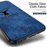 One More 9RT Case Deer Cloth Fabric Back Cover For Oneplus 9R 9RT Oneplus9RT 5G TPU Soft Shockproof 