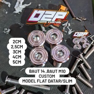 baut 14 baut m10 stainless custom datarslim