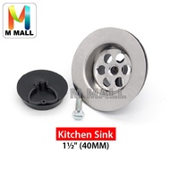 M Mall Kitchen Sink Waste Plug & Handle 1½" (40MM)