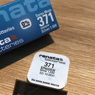 Renata 371 battery - SR920SW silver oxide 1.55V