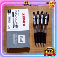 BALLPOINT, BOLPEN, POLPEN, PULPEN, ZEBRA Gel Pen Sarasa Clip BLACK COLOR 0.5 mm / pcs Zebra Sarasa C