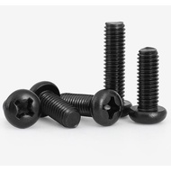 M1 M1.2 M1.4 M1.6 M1.7 M2 M2.5 Black Round Head Screw Cross Pan Head PM Screw Phillips Screw