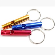 Emergency Mini Aluminum Alloy Whistle Keyring Keychain For Survival Safety Sport Camping Hunting