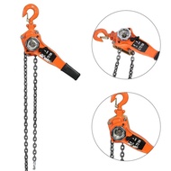 0.75t Orange Color Chain Block Hoist Ratchet Hoist Ratchet Lever Pulley Lifting 3meters Lever Hoist 