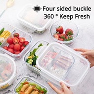 Classy Home Quality Borosilicate Glass Airtight Lid Lunch Box Food Container Microwave Tupperware