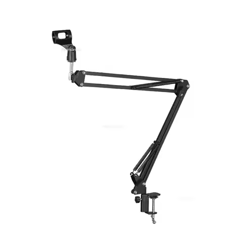 Adjustable Microphone Suspension Boom Scissor Arm Stand for K669 K670 K658 K678 K690,Compact Mic Sta