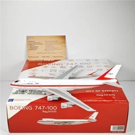 Genuine Ready Stock - NG Lite 1: 400 Boeing Original Factory Museum Painting B747-100 N7470 Alloy Ai