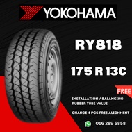 17513C 175-13C 175R13C 17513C YOKOHAMA BLUEARTH RY818 VAN Tyre Tire  (FREE INSTALLATION)