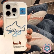 Fashion Shark Cartoon Phone Case For Xiaomi Poco X7 M7 F7 Ultra X6 M6 F6 X5 M5S F5 X4 M4 X3 NFC GT M