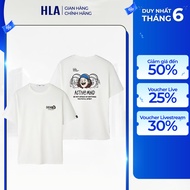 HLA x ZOLA men's t-shirt with loose form, personality, cool, absorbent, stretchy fabric HLA t shirt