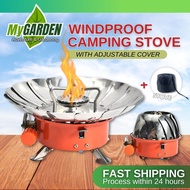 MYGARDEN Mini Picnic Windproof Portable Butane Gas Camping Stove Dapur Camping Mini Gas Dapur Gas Ca