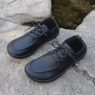 Men's Walking Shoes Wide Toe Leather Shoes Extra Wide Casual Shoes for Orthopedic Toes Swollen Feet 