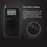 滿300發貨【】Lighthome HRD-104 便攜式 AM  FM 立體聲收音機口袋 2 波段數字調諧收音機迷你接