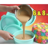 4in 6in 8in Silicone Rainbow Cake Mould Cake Pan Cake Mold Loyang Cake