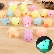 [MW]Cute Noctilucence Seal Animal Stress Relieve Squishy Squeeze Toy Adult Kids Gift