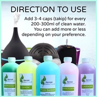 ⊝ Fresh Bamboo Premium Water Based Essential Oil Air Freshener 1L Harvest Essentials