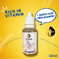 Petovita Multivitamin Booster Gemuk Kucing Anjing Tambah Selera Makan for Cat Dog Vitamin Kesihatan
