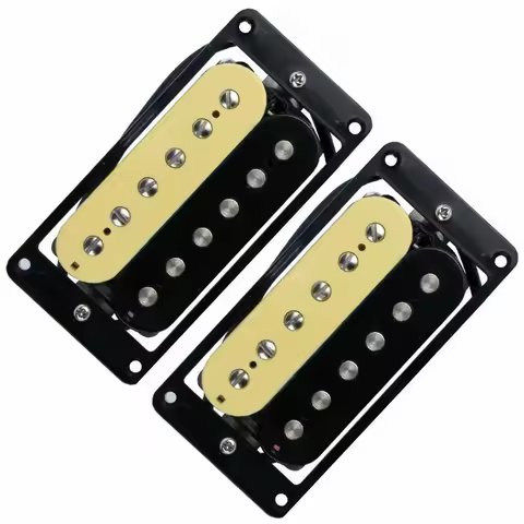 For Zebra Epiphone Electric Guitar Pickups Humbucker Set of 2 Dual Pickups