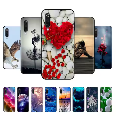 For Xiaomi Mi 9 Lite Case Soft Silicon Back Cover Phone Cases For Xiaomi Mi 9 mi9 Case Coque for Xia