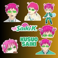 Saiki k Anime peeker Vinyl Sticker with freebies 3 inches waterproof matte kusuo saiki
