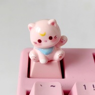 Super Cute 3D Cat Keycaps for Cross Axis Mechanical Keycaps DIY ESC Replacement Keycaps Keyboard Dec