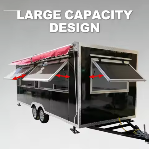 Customized Premium China-Made Concession Food Trailers Fully Equipped for Outdoor Events