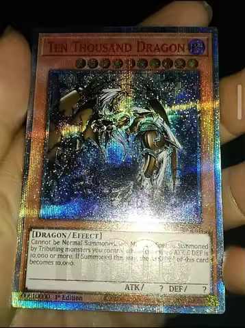 Yu-Gi-Oh OCG/TCG Std 10th 1011 20th SER IGAS Ten Thousand Dragon Kids Collectible Japanese Card Toys