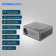 Konka H31 HD 1080P Supported 4K Portable Outdoor Movie Projector for Home Theater