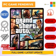 Grand Theft Auto V | GTA 5 (v1.0.2802 + All DLCs) [ Pendrive 64 GB ] PC Game
