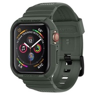 Spigen - Apple Watch Series 9/8/7/SE (20-22)/6/5/4 (44/45mm) Rugged Armor Pro 一體式防摔保護殼連錶帶 - 綠