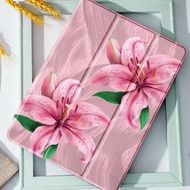 1pc Lily Flowers Tablet Case & Kindle E-Book Case Compatible With IPad 10th Generation, IPad 11/Air 